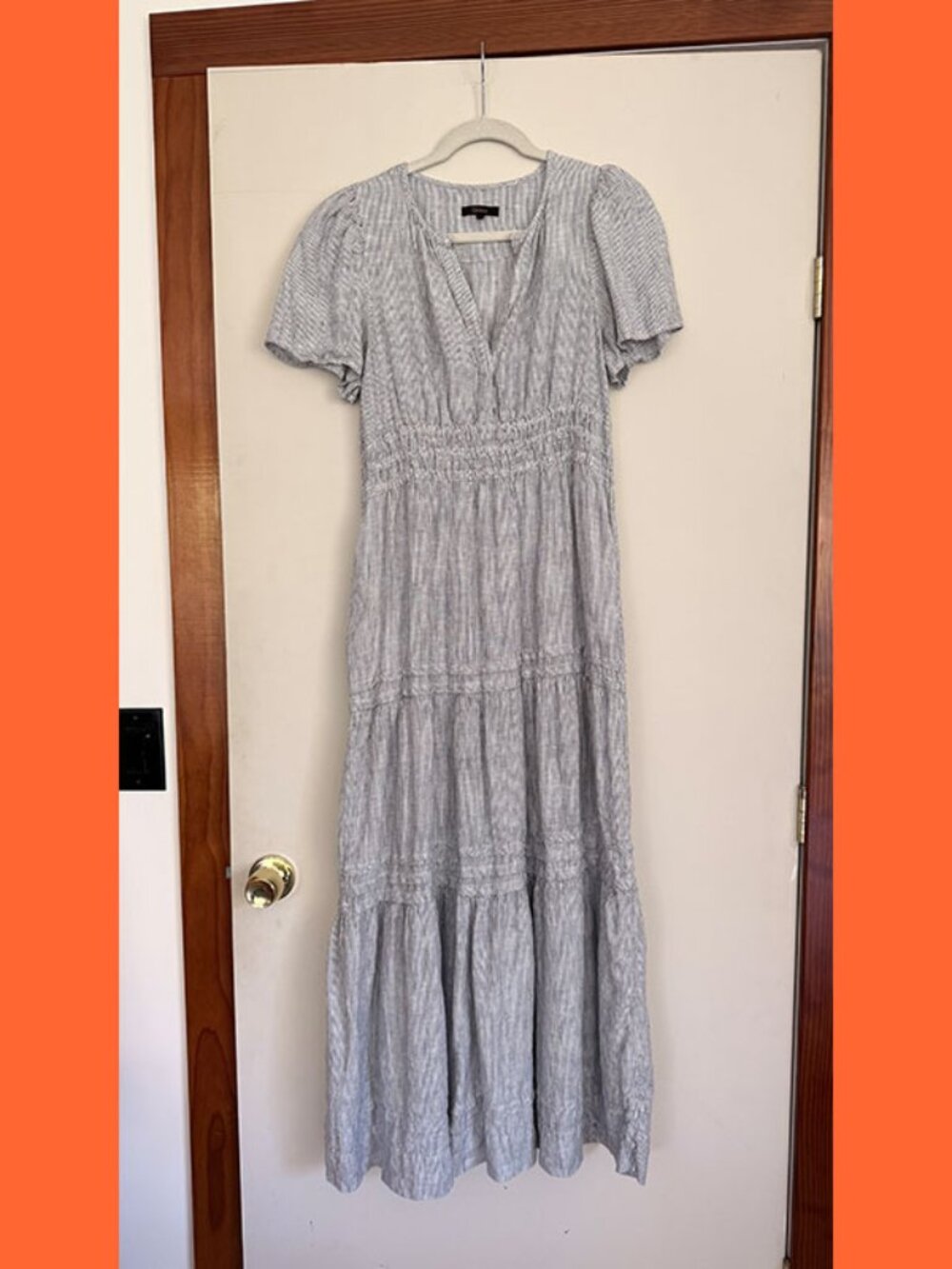 QUINCE | Linen Tiered Maxi Dress - Picture 2 of 5